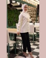 ⁦بنطلون تفتُّح الزهور | لمسة أنثوية تزهر مع كل خطوة⁩ - الصورة ⁦4⁩