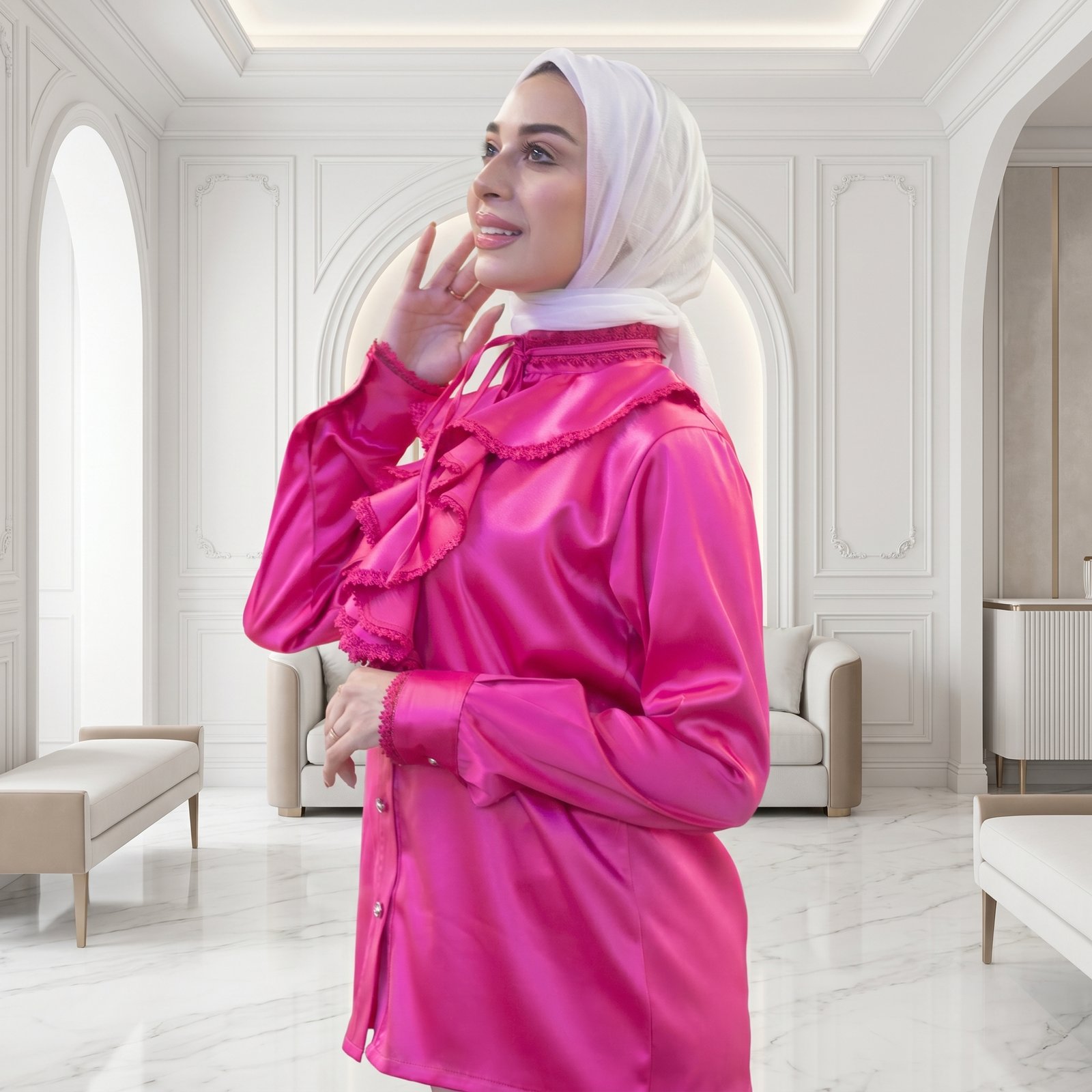 Ultra-realistic_luxury_modest_fashion_photoshoot_202605091728 Bloome’قميص - الصورة 1
